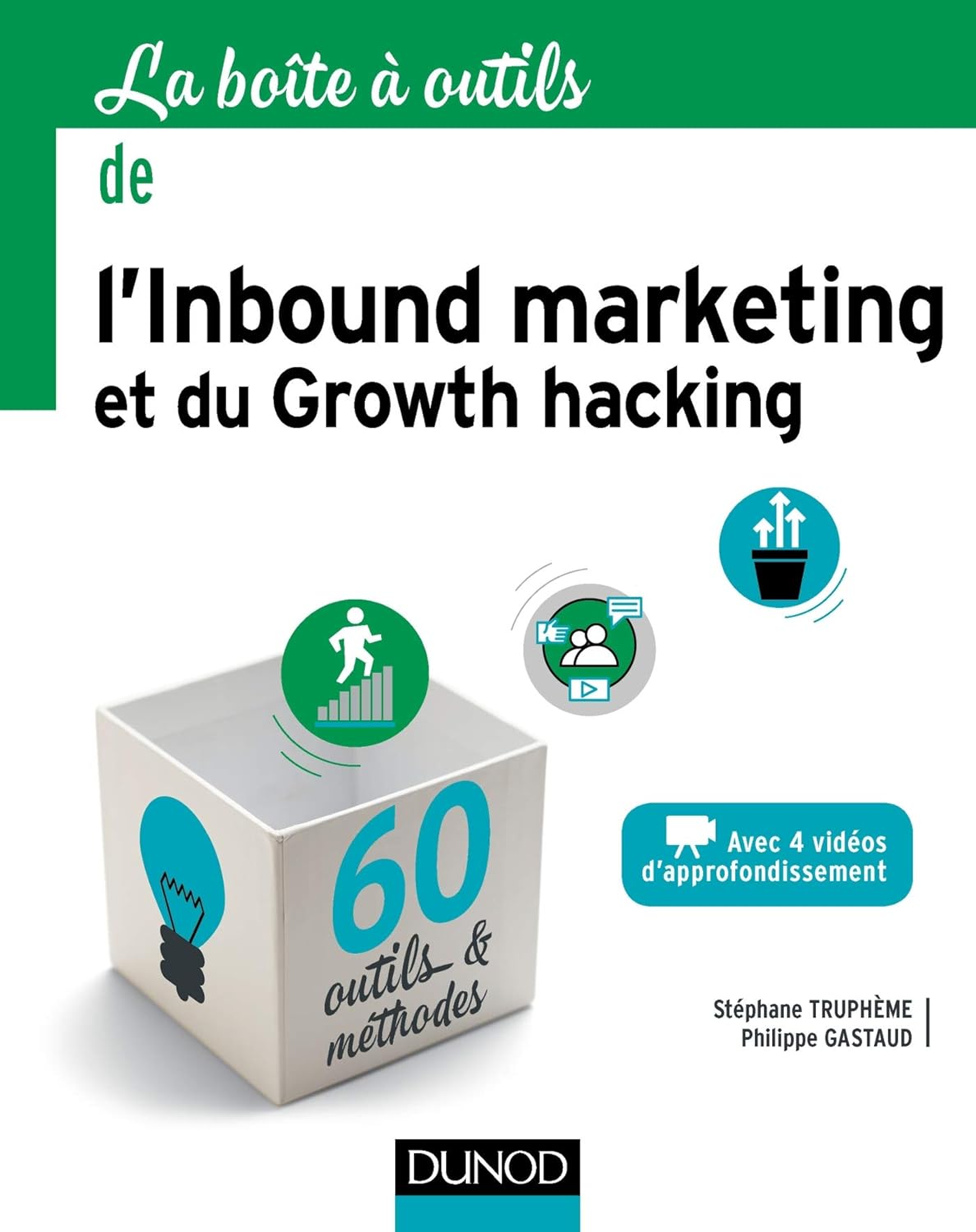 Couverture de La boîte à outils de l'Inbound marketing et du growth hacking